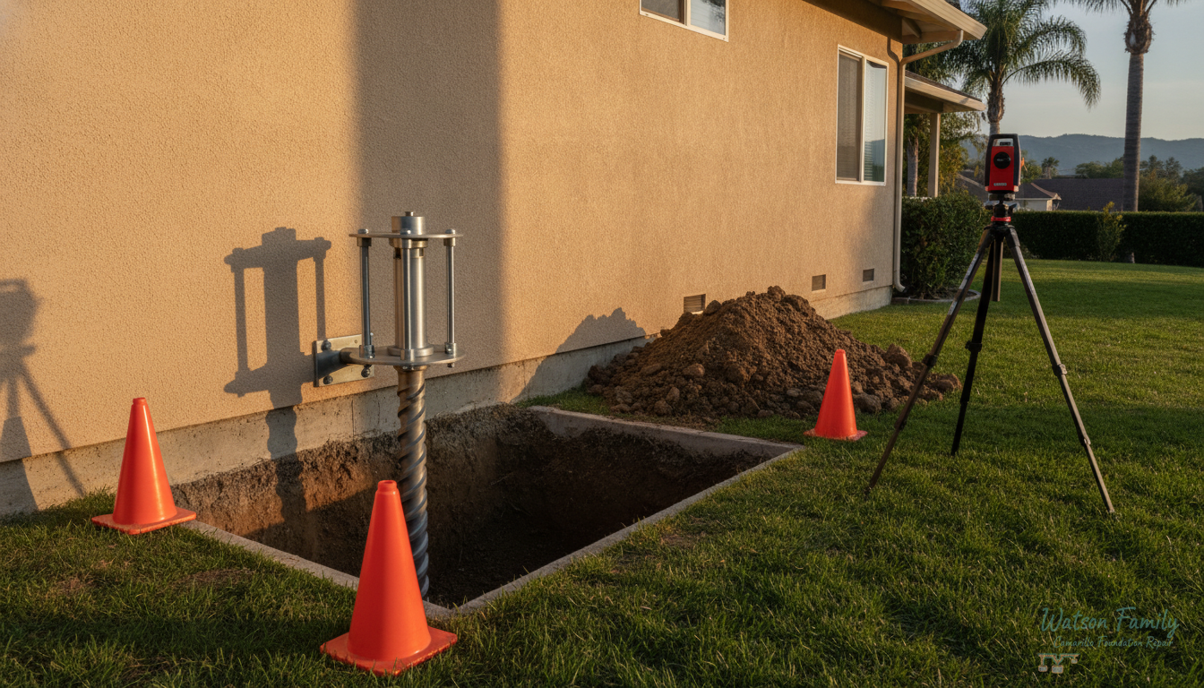 Foundation Leveling & Settling Correction
